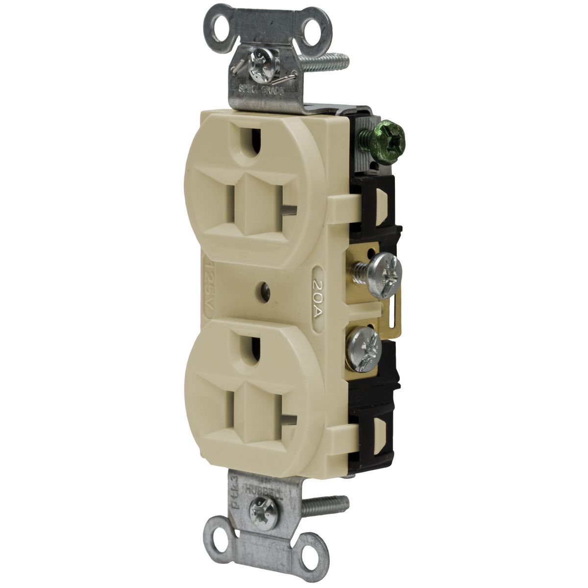 Hubbell 5362AI Straight Blade Receptacle